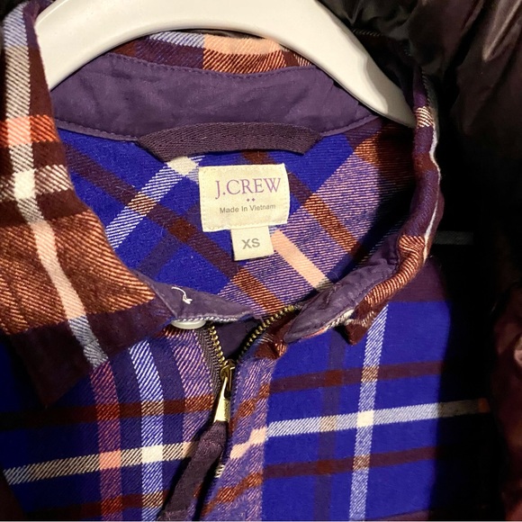 JCrew plaid flannel pullover - Picture 6 of 8